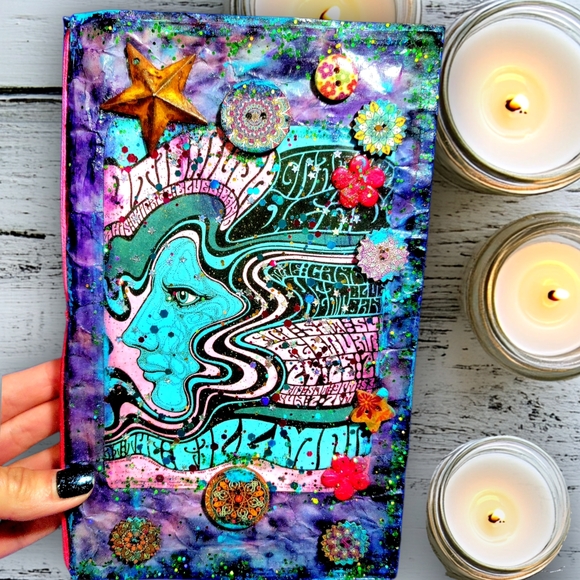 Lucy in the Sky Other - Grateful Dead Music Inspired Junk Journal Handmade Vintage Creative Notebook